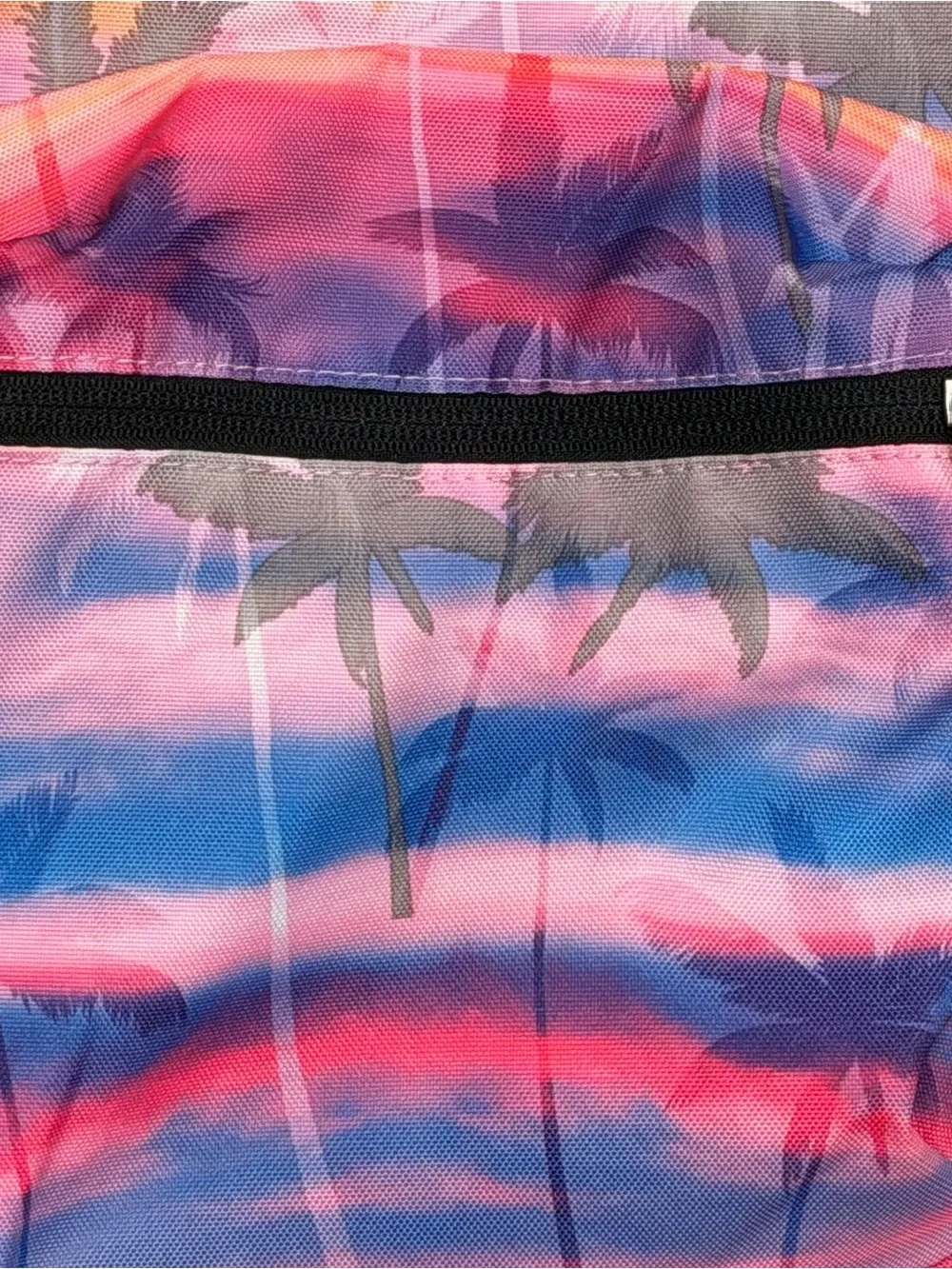 Girls BRAND NEW JANSPORT Pink Purple Sunset Palm Beach Backpack